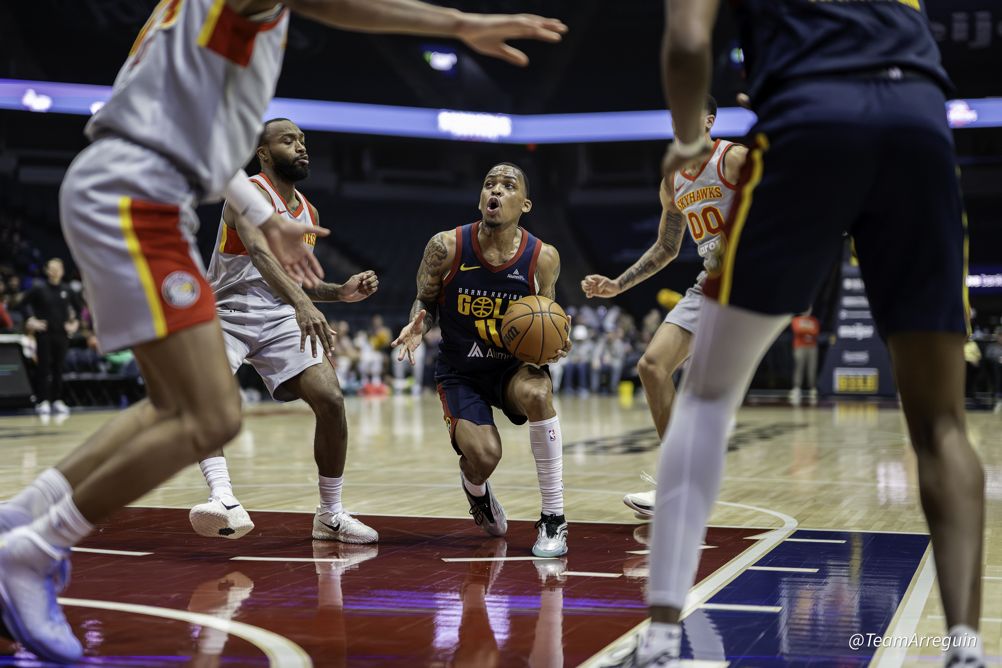 Grand Rapids Gold Hold Off Skyhawks, 132–128