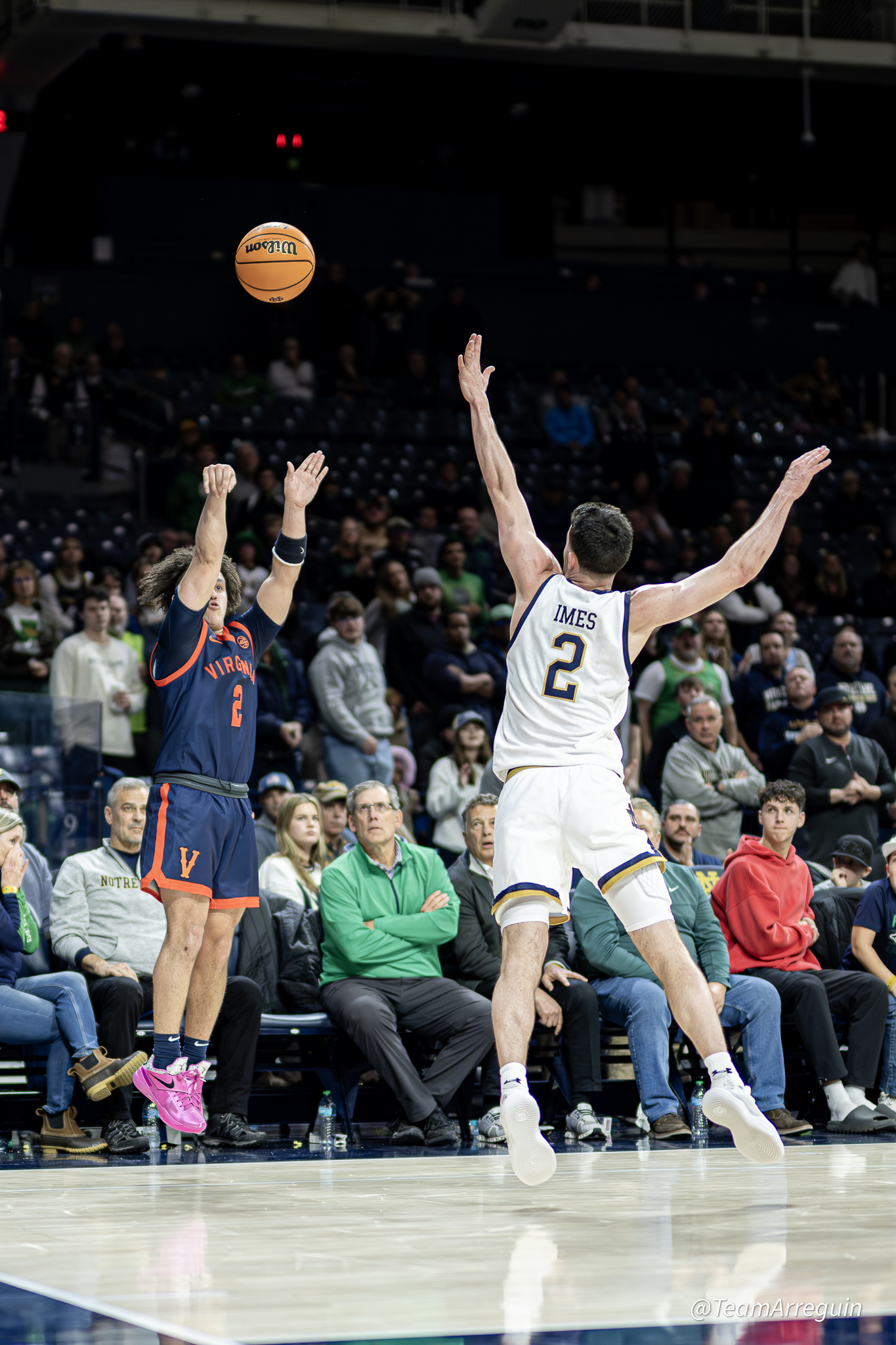No. 17 Virginia Outlasts Notre Dame in Double-Overtime Thriller, 100–97