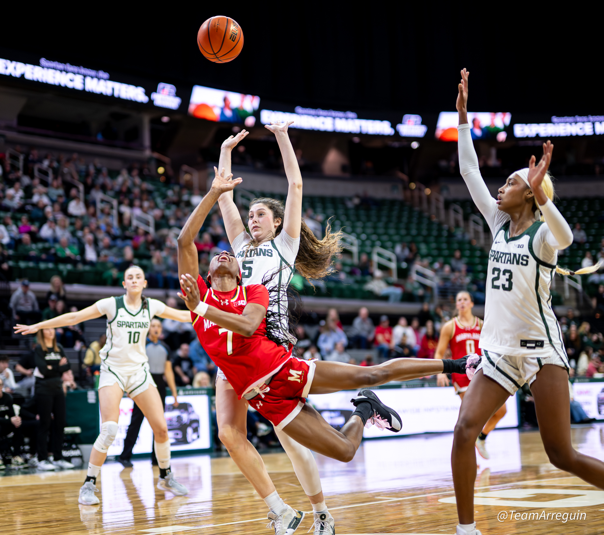#12 Spartans Fall at Home as #22 Maryland Pulls Away Late