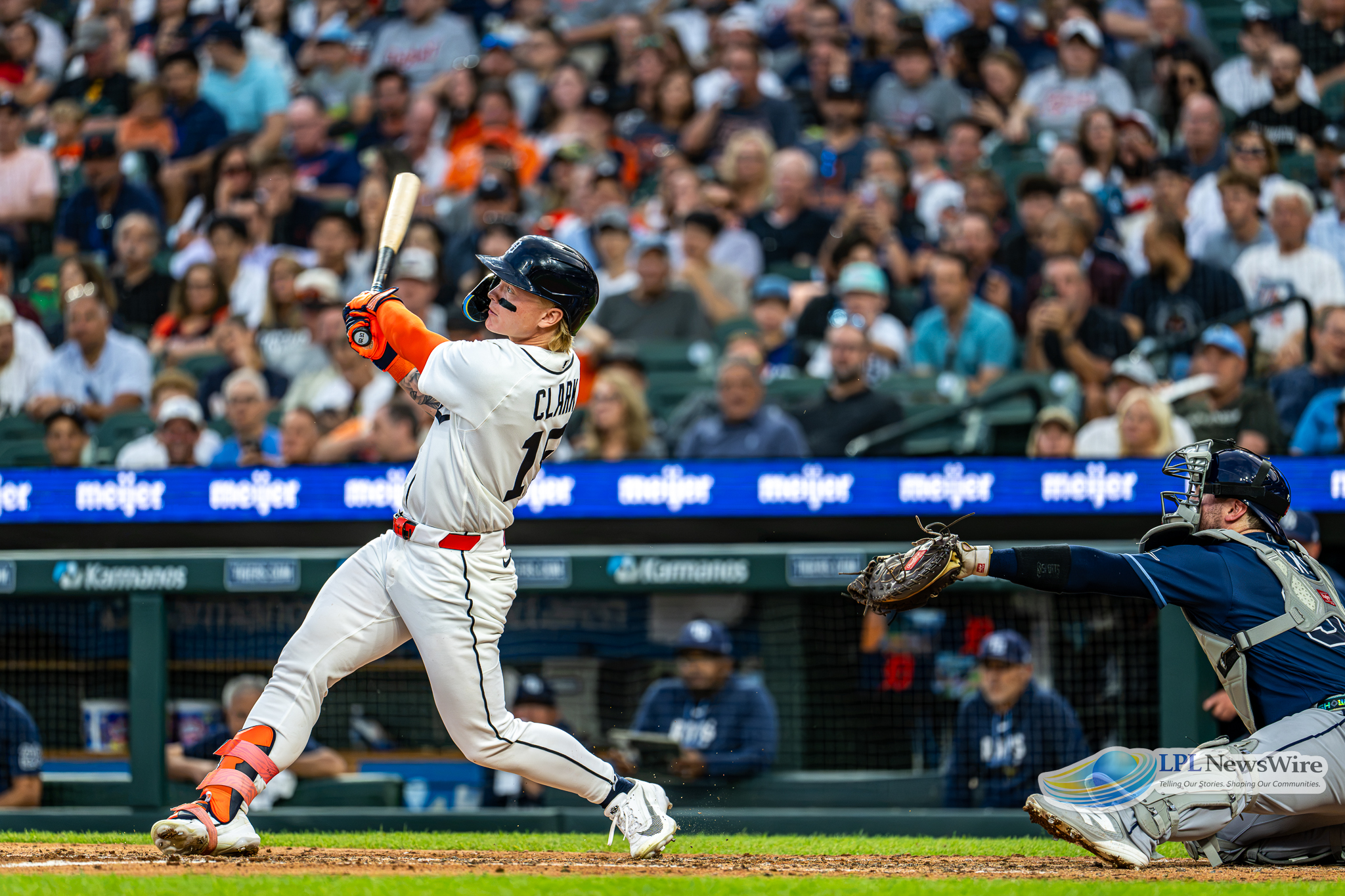 Clark’s First Comerica Park Homer Helps Tigers Top Rays on Bark in the Park Night